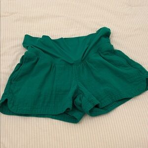 Maternity Old Navy Green Women's Shorts